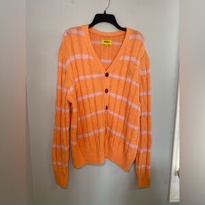 Golf Wang Grand Logo Striped Cardigan Size XL